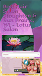 Mobile Screenshot of lotussalon.net